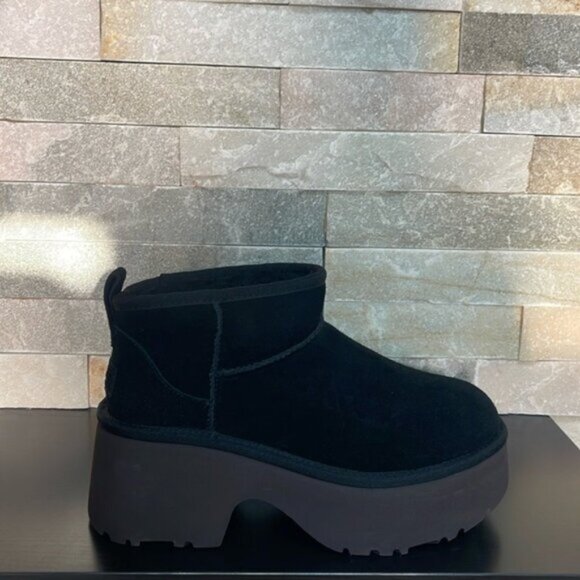 UGG Classic Ultra Mini New Heights Women's Ankle Boot - Picture 7 of 9